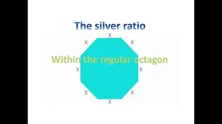The silver ratio in the regular octagon!
