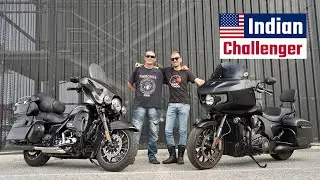Indian Challenger očami majiteľa Harley Davidson Electra Glide. Čomu by dal prednosť? - motocykel.sk