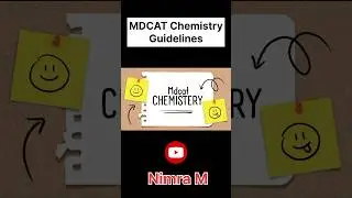 MDCAT Chemistry Guidelines under 1 min #mdcat #chemistry #2025 #Tips #Guidelines