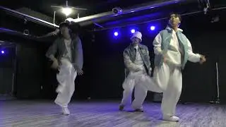 260201 Korean kpop performance team M_OCEAN (모션) - Baggy Jeans (NCT U) Hongdae Indoor Busking