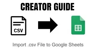 How to Import a CSV to Google Docs as a Spreadsheet