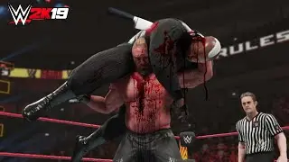 Brock Lesnar vs Big Daddy V | Viscera (WWE 2K19)