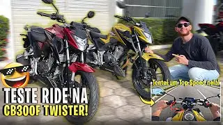 🔥TESTANDO A NOVA HONDA CB 300F TWISTER! A MOTO VALE A PENA?