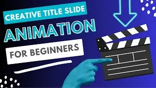 CREATIVE TITLE SLIDE ANIMATION IN POWERPOINT(2024)✨📊