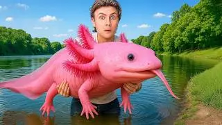 I Found A Monster in My Backyard Lake!!