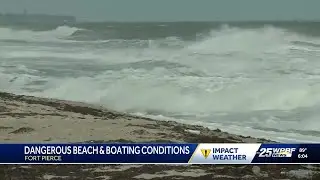 St. Lucie County warns of hazardous ocean conditions amid tropical storm warning