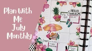 PLANNING LIFE WITH ERIN | Happy Planner July Monthly