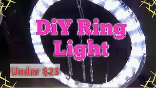 DIY Instagram Ring light with Stand under $23 - Diva Ring Light dupe