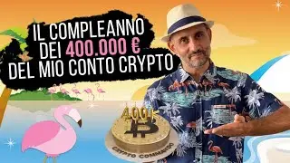 Oggi festeggiamo il compleanno dei 400.000 &euro; del mio conto Crypto. #guadagni #crypto #conto