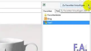 Internet Explorer 10 - Ordner f&uuml;r Favoriten erstellen