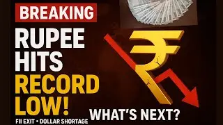 BREAKING: Indian Rupee sees record fall | FII Exit, Dollar shortage and your money - What's Next?