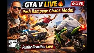 GTA 5 LIVE 🔥 Extreme Push Rampage Challenge | Bike Se Sabko Uda Diya 😱 Hindi Gameplay