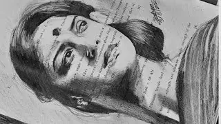Keerthy Suresh Drawing on Question Paper | play with pencil.