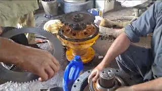 14G Grader Tandem Brake Repairing Fitting Work || #caterpillar #automobile #Abbasi_Expert_Mechanic