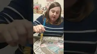 Посмотрите, что я сделала с этой подставкой Dollar Tree❤ Спасибо за посыпку! Счастливого Рождества!