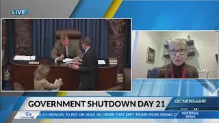 Day 21 of gov't shutdown, tied for second longest shutdown