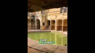 Roman Baths: 🏛️🌿 Ancient thermal baths in Bath, UK, with stunning architecture and history. ✨