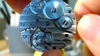 Repaired 6497 with winding pinion with wear