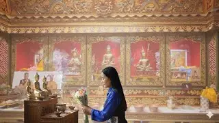 Morning Puja 🌞 & Simple living 🌼#buddhistpractice 
