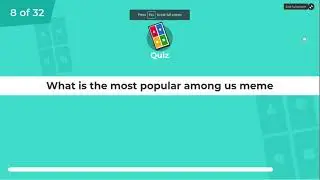 I got 20K points in kahoot!! - DanTGB PLays an among us kahoot quiz