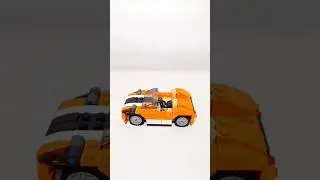 stop motion building a sunset speeder car #buildingblocks #carbuild