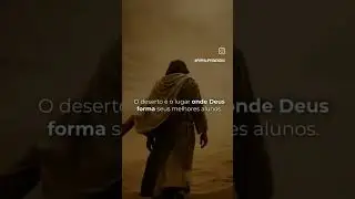 Jesus foi para o deserto  voltou mais forte que nunca