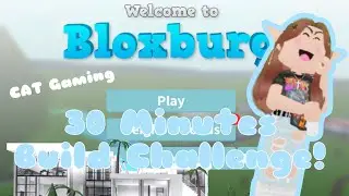 30 Minute Build Challenge || Bloxburg || CAT Gaming