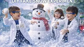 DIY FAKE SNOW EXPERİMENT 