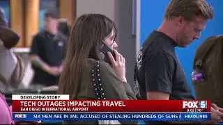 Global Tech Outages Impacts Travel At San Diego Airport