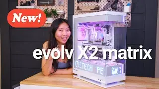Эстетическая сборка белого игрового ПК | Корпус Phanteks Evolv X2 Matrix