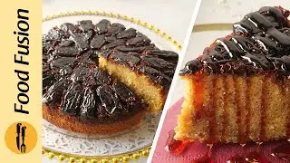Upside Down Dates Cake Recipe By Food Fusion (Eid Special)