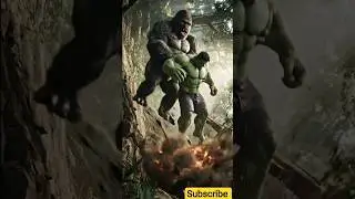 Hulk Ne Gorilla Ko Uthake Patak Diya 😳 | Epic Jungle Battle 4K