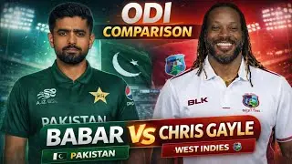 🔥 Babar Azam vs Chris Gayle – ODI King Kaun? | Full Comparison