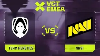 Team Heretics vs NAVI | Карта 2 | VCT 2025: EMEA Stage 2