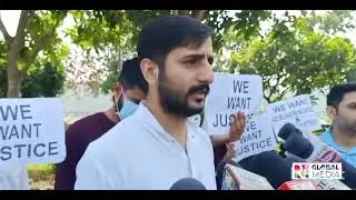 J&k Aspirants and Students Protested in Jammu regarding JKPSI age relaxation
