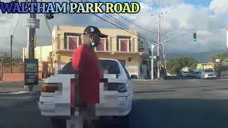 DRIVING ON SPANISH TOWN ROAD, WALTHAM PARK ROAD, MOLYNES ROAD