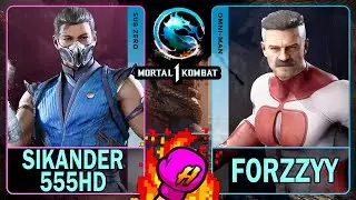 MK1 Sikander555HD (SUB-ZERO) VS Forzzyy (OMNI-MAN)🥊Mortal Kombat 1🥊4K 60ᶠᵖˢ