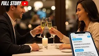During our anniversary toast, my fiancée shared dreams of our future, though the overlooked text...