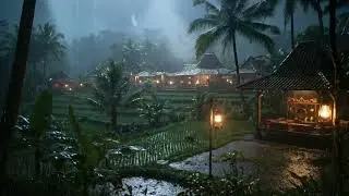 Tropical Rain Sounds for Deep Focus | Quiet, No Music
