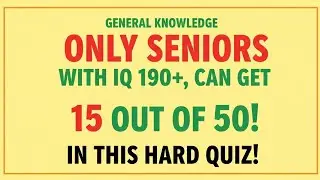#GeneralKnowledge, #IQTest, #TriviaQuiz, #HardQuiz, #BrainTeaser, #SmartChallenge,