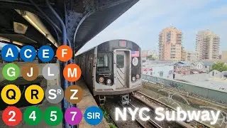 All new tech Subway trains on the NYC Subway in every borough. r143/r160/r179/r188/r211A and more!🔥