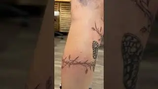 Such a good add on!!#shortsvideo #blacktattoo #blackworktattoo #blackandgreytattoo