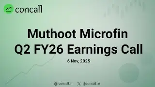 Muthoot Microfin Ltd Q2 FY26 Earnings Conference Call | Concall.in