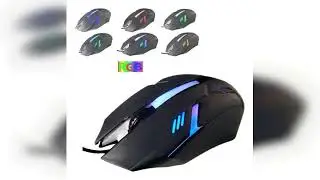 Review: Mouse Gamer Exbom RGB &Oacute;ptico 1200dpi Com Fio USB Ambidestro