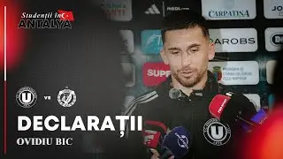 🎙 DECLARAȚII | Ovidiu Bic: &bdquo;A fost un test util&rdquo;
