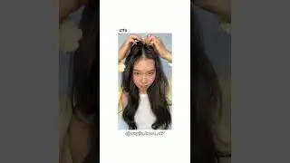 simple hairstyle idea for eid. 💋💫🥰 #asthetic #hairstyle