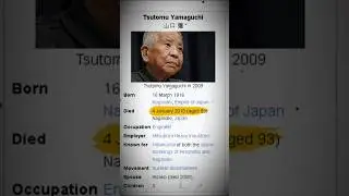 He Survived 2 Atomic Bombs 😱