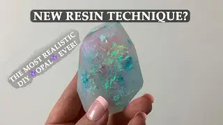 #5 DIY Epoxy Opal. You&rsquo;ll Want to Try This! Opal Paperweight.