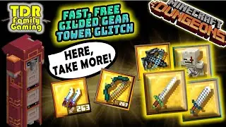EASY GILDED GEAR TOWER GLITCH (patched) IN Minecraft Dungeons