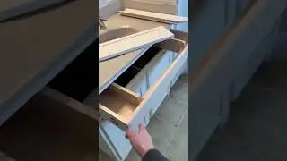 Ultra Custom Sink Drawer 🤘 #handmade #woodworking #diy